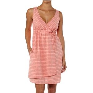 Patagonia Island Hemp Crossover dress women’s size 0 slim fit above knee